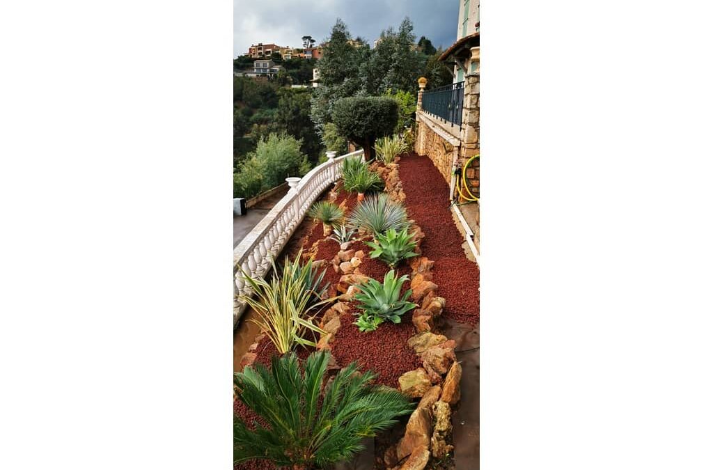 Balcon paysagé